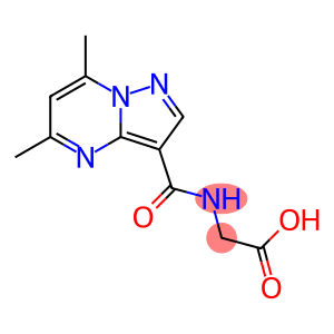 Glycine, N-[(5,7-dimethylpyrazolo[1,5-a]pyrimidin-3-yl)carbonyl]-