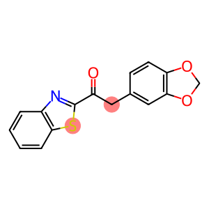 Ethanone, 2-(1,3-benzodioxol-5-yl)-1-(2-benzothiazolyl)-