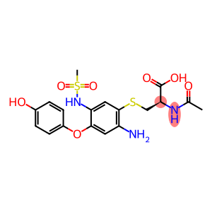 Amino Hydroxynimesulide NAC Adduct