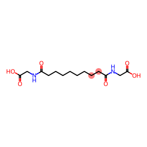 2-[[10-(carboxymethylamino)-10-oxodecanoyl]amino]acetic acid