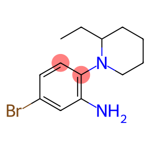 5-Bromo-2-(2-ethyl-1-piperidinyl)aniline