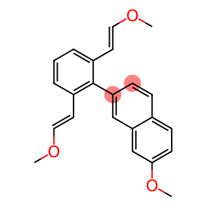 2-[2,6-Bis(2-methoxyethenyl)phenyl]-7-methoxynaphthalene