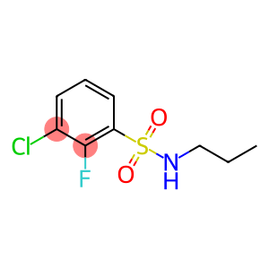 Benzenesulfonamide, 3-chloro-2-fluoro-N-propyl-