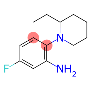 2-(2-Ethyl-1-piperidinyl)-5-fluoroaniline