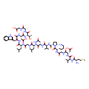 Glycine, L-methionyl-L-valyl-L-α-aspartylglycyl-L-lysyl-L-prolyl-L-valyl-L-asparaginyl-L-leucylglycyl-L-leucyl-L-tryptophyl-L-α-aspartyl-L-threonyl-L-alanyl-