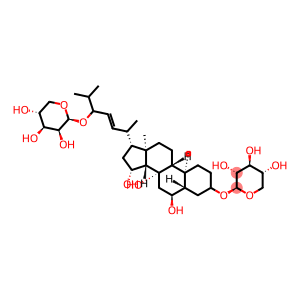 (22E)-3β,24-Bis(β-D-xylopyranosyloxy)-6α,8β,15β-trihydroxy-5α-cholest-22-ene