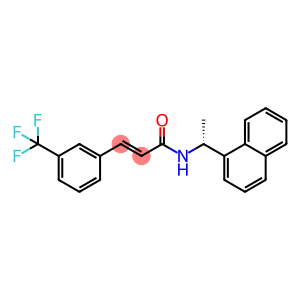 (R,E)-N-(1-(naphthalen-1-yl)ethyl)-3-(3-(trifluoromethyl)phenyl)acrylamide