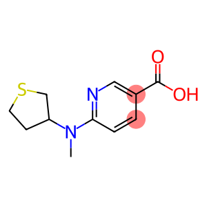 3-Pyridinecarboxylic acid, 6-[methyl(tetrahydro-3-thienyl)amino]-