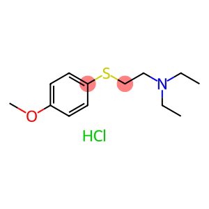 Ethanamine, N,N-diethyl-2-[(4-methoxyphenyl)thio]-, hydrochloride (1:1)