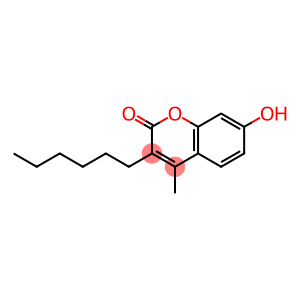 2H-1-Benzopyran-2-one, 3-hexyl-7-hydroxy-4-methyl-