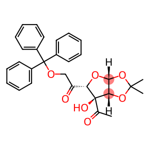 3-Acetyl-1,2-O-isopropylidene-6-O-trityl-β-L-arabino-hexofuranos-5-ulose