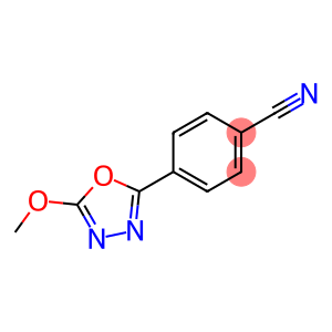 Benzonitrile, 4-(5-methoxy-1,3,4-oxadiazol-2-yl)-