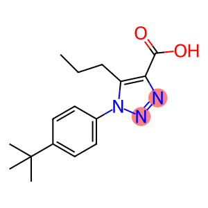 1-(4-叔-丁基苯基)-5-丙基-1H-1,2,3-三唑-4-羧酸