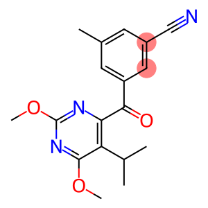 Benzonitrile, 3-[[2,6-dimethoxy-5-(1-methylethyl)-4-pyrimidinyl]carbonyl]-5-methyl-