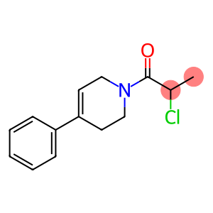 1-Propanone, 2-chloro-1-(3,6-dihydro-4-phenyl-1(2H)-pyridinyl)-