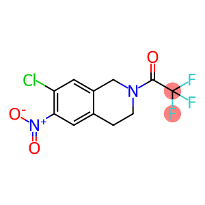 1-(7-chloro-6-nitro-3,4-dihydroisoquinolin-2(1H)-yl)-2,2,2-trifluoroethanone