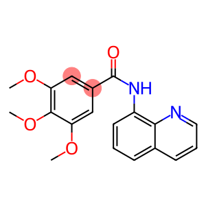 3,4,5-trimethoxy-N-(8-quinolinyl)benzamide