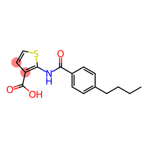 2-(4-Butylbenzamido)thiophene-3-carboxylic Acid