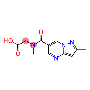 2-(1-{2,7-二甲基吡唑并[1,5-A]嘧啶-6-基}-N-甲基甲酰胺)乙酸