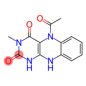 Alloxazine,  5-acetyl-5,10-dihydro-3-methyl-  (6CI)