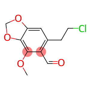 6-(2-CHLORO-ETHYL)-4-METHOXY-BENZO[1,3]DIOXOLE-5-CARBALDEHYDE