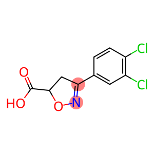 3-(3,4-dichlorophenyl)-4,5-dihydro-1,2-oxazole-5-carboxylic acid