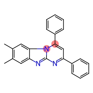 7,8-dimethyl-2,4-diphenylpyrimido[1,2-a]benzimidazole