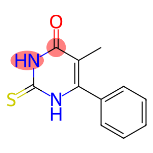 4(1H)-Pyrimidinone, 2,3-dihydro-5-methyl-6-phenyl-2-thioxo-