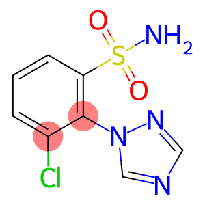 Benzenesulfonamide, 3-chloro-2-(1H-1,2,4-triazol-1-yl)-