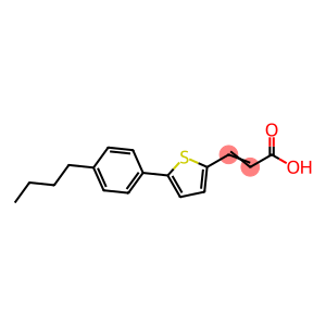 3-[5-(4-Butylphenyl)thiophen-2-yl]prop-2-enoic Acid