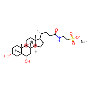 5-BETA-CHOLANIC ACID-3-ALPHA, 6-ALPHA-DIOL N-(2-SULPHOETHYL)-AMIDE SODIUM SALT