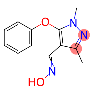 1,3-Dimethyl-5-phenoxy-1H-pyrazole-4-carboxaldehyde oxime