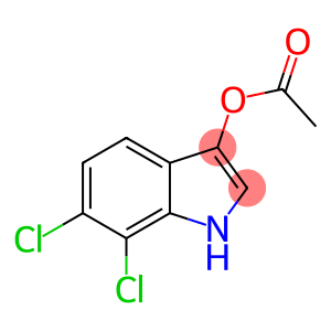 1H-Indol-3-ol, 6,7-dichloro-, 3-acetate