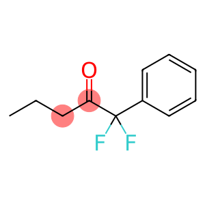 2-Pentanone, 1,1-difluoro-1-phenyl-