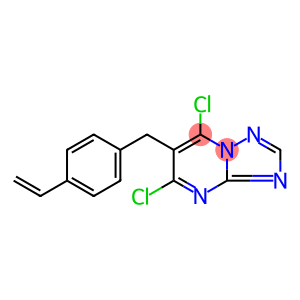 5,7-二氯-6-[(4-乙烯基苯基)甲基] [1,2,4]三唑并[1,5-A]嘧啶