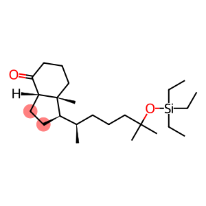 (1R,3aS,7aR)-7a-methyl-1-[(2R)-6-methyl-6-triethylsilyloxyheptan-2-yl]-2,3,3a,5,6,7-hexahydro-1H-inden-4-one