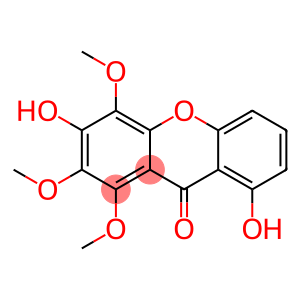 9H-Xanthen-9-one,3,8-dihydroxy-1,2,4-trimethoxy-