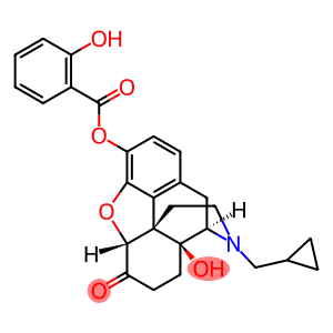 Morphinan-6-one, 17-(cyclopropylmethyl)-4,5-epoxy-14-hydroxy-3-[(2-hydroxybenzoyl)oxy]-, (5α)- (9CI)