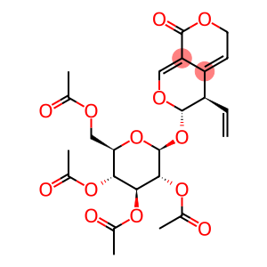 (5R-反式)-5,6-二氢-6-[(2,3,4,6-四-O-乙酰基-BETA-D-吡喃葡萄糖基)氧基]-5-乙烯基-1H,3H-吡喃并[3,4-C]吡喃-1-酮