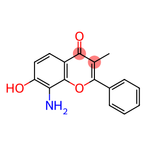 4H-1-Benzopyran-4-one,8-amino-7-hydroxy-3-methyl-2-phenyl-(9CI)