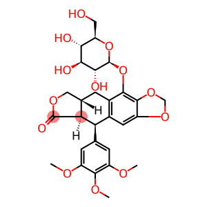 (-)-Β-盾叶鬼臼素-5-O-Β-葡萄糖甙