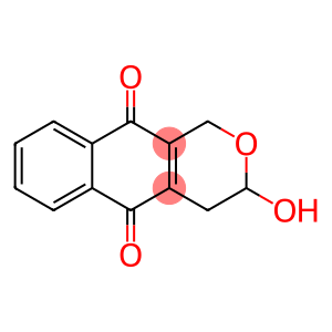 1H-Naphtho[2,3-c]pyran-5,10-dione, 3,4-dihydro-3-hydroxy-