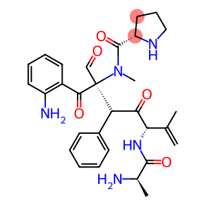 Cyclo(D-alanyl-L-valyl-2-aminobenzoyl-L-prolyl-N-methyl-D-phenylalanyl)