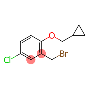 2-(bromomethyl)-4-chloro-1-(cyclopropylmethoxy)benzene