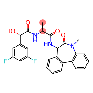 Benzeneacetamide, N-[(1S)-2-[(6,7-dihydro-5-methyl-6-oxo-5H-dibenz[b,d]azepin-7-yl)amino]-1-methyl-2-oxoethyl]-3,5-difluoro-α-hydroxy-,(αS)-