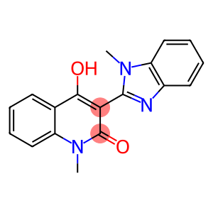 4-Hydroxy-1-methyl-3-(1-methyl-1H-benzimidazol-2-yl)-2(1H)-quinolinone