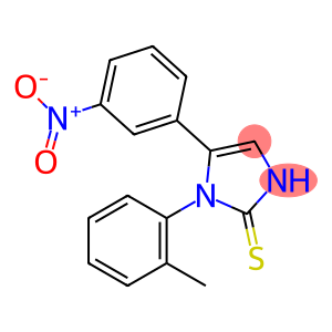 1-(2-Methylphenyl)-5-(3-nitrophenyl)-1H-imidazole-2-thiol