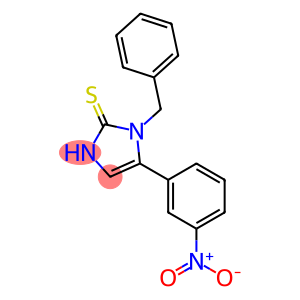 1-苄基-5-(3-硝基苯基)-1H-咪唑-2-硫醇