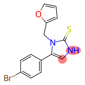 5-(4-Bromophenyl)-1-(2-furylmethyl)-1H-imidazole-2-thiol