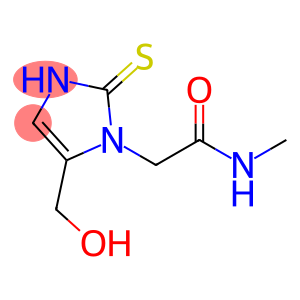 2-[5-(Hydroxymethyl)-2-mercapto-1H-imidazol-1-yl]-N-methylacetamide